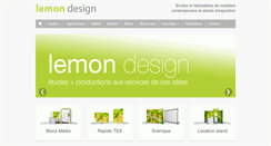 Desktop Screenshot of lemon-design.fr