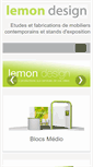 Mobile Screenshot of lemon-design.fr