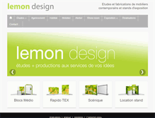 Tablet Screenshot of lemon-design.fr